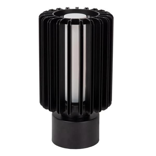 Lucide LAMBRES - Lampe de table - Ø 15 cm - 1xE27 - Noir - éteint